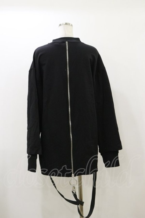 画像2: KILL STAR / FLAYER SWEAT SHIRT XS ブラック H-25-12-17-068-SL-TO-KB-ZH (2)