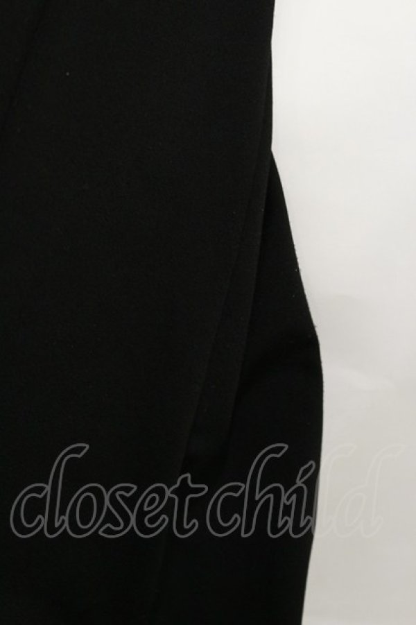 画像5: Ozz oneste / 着物衿刺繍ロングチュニック  黒×赤 H-25-12-17-069-OO-TO-KB-ZH (5)