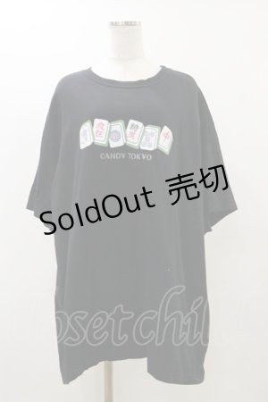 画像: Candy Stripper / CANDY TOKYO BIG TEE  ブラック H-25-12-17-071-PU-TO-KB-ZH