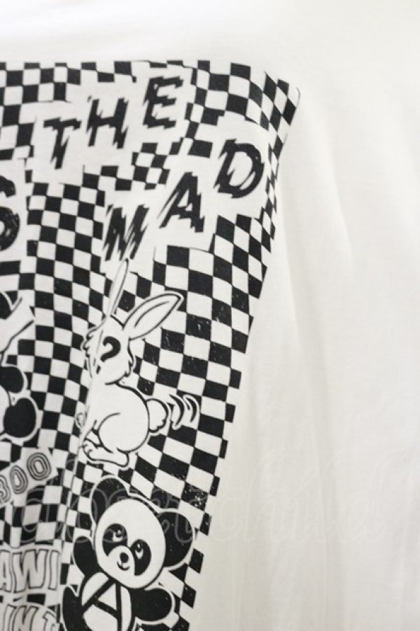 画像3: Candy Stripper / THE MAD BIGBIG TEE  ホワイト H-25-12-17-072-PU-TO-KB-ZH (3)