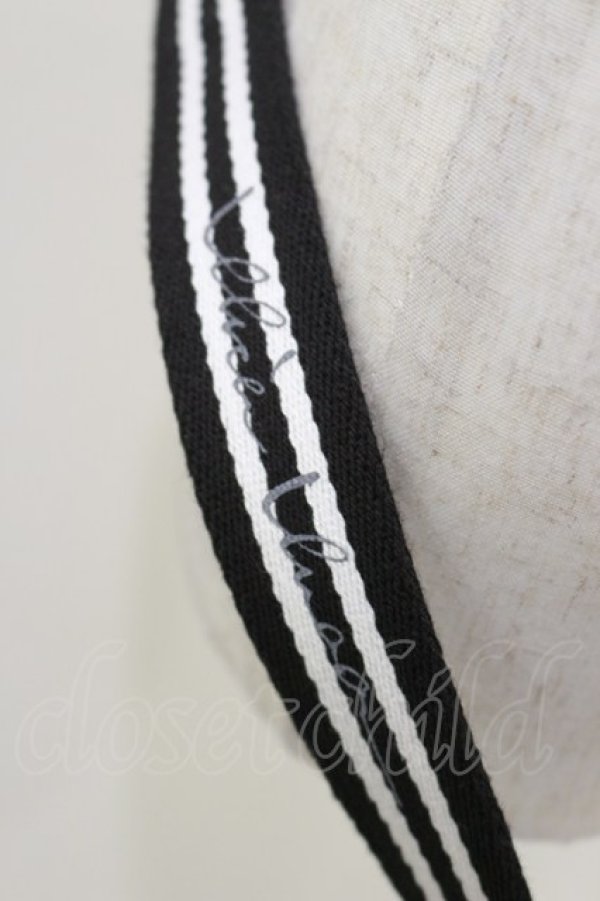 画像3: alice auaa / ストライプベルト  黒 H-25-12-17-016-AA-ZA-KB-ZH (3)