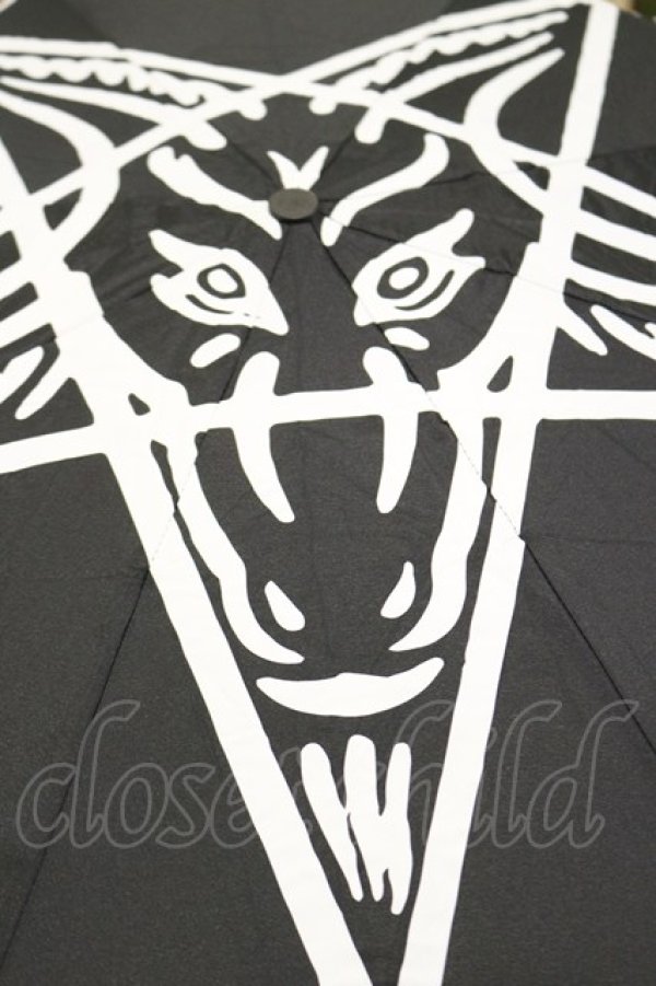 画像2: BlackCraft Cult / 折りたたみ傘  黒 H-25-12-17-017-PU-ZA-KB-ZH (2)