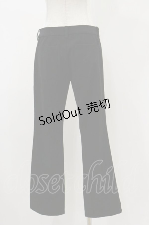 画像2: gouk / 和柄パイピングパンツ  ブラック H-25-12-17-019-GO-PA-KB-ZH (2)