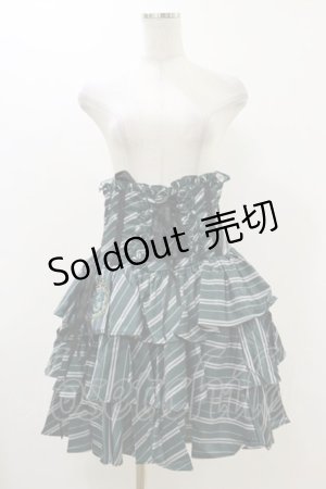 画像: ATELIER PIERROT / ハリー・ポッター フリルコルセットスカート  スリザリン（グリーン） H-25-12-17-025-EL-SK-KB-ZH