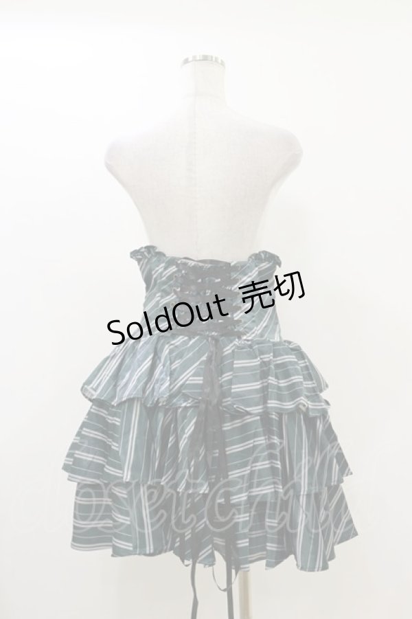 画像2: ATELIER PIERROT / ハリー・ポッター フリルコルセットスカート  スリザリン（グリーン） H-25-12-17-025-EL-SK-KB-ZH (2)