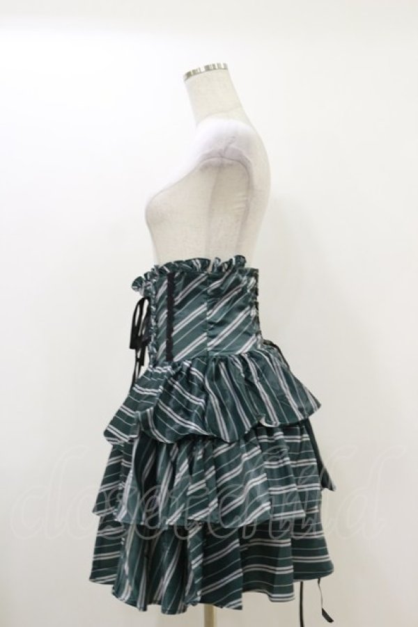 画像3: ATELIER PIERROT / ハリー・ポッター フリルコルセットスカート  スリザリン（グリーン） H-25-12-17-025-EL-SK-KB-ZH (3)