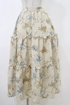 画像: MILK / ヘブンリーシャドウスカート  ミルキーゴールド H-25-12-17-030-ML-OP-KB-ZH