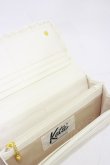 画像2: Katie / FRILL wallet  ホワイト H-25-12-17-003-LO-ZA-KB-ZH (2)
