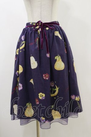 画像: MILK / ベルベットムーンスカート  バイオレット H-25-12-17-031-ML-SK-KB-ZH