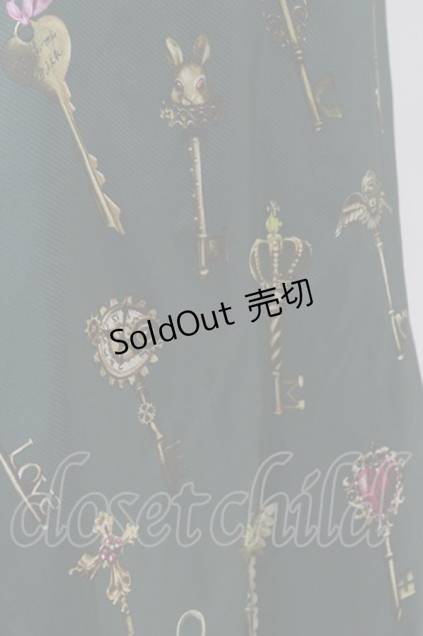 画像4: MILK / プリンセスKeyドレス  ダークグリーン H-25-12-17-037-ML-OP-KB-ZH (4)