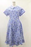 画像1: Jane Marple / Picnic cloth joyfulドレス  ブルー H-25-12-17-039-JM-OP-KB-ZH (1)