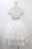 画像2: Millefleurs / レースとジョーゼットのワンピース  ホワイト H-25-12-18-1025-EL-OP-KB-ZH (2)