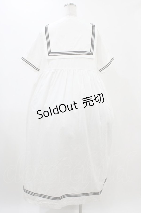 画像2: Katie / CESIL SAILOR ワンピース  ホワイト H-25-12-18-1031-LO-OP-KB-ZH (2)