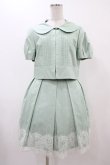 画像1: Jane Marple / 裾レースワンピース＆ピンタックパフジャケット  ミント H-25-12-18-1035-JM-OP-KB-ZH (1)
