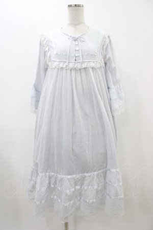 画像: Katie / ASHBURY ethnic dress  サックス H-25-12-18-1036-LO-OP-KB-ZH