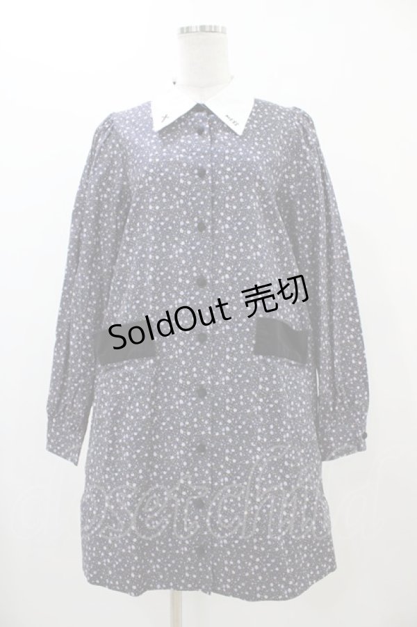 画像1: Katie / WEDNESDAY MESSワンピース  ネイビー H-25-12-18-1037-LO-OP-KB-ZH (1)