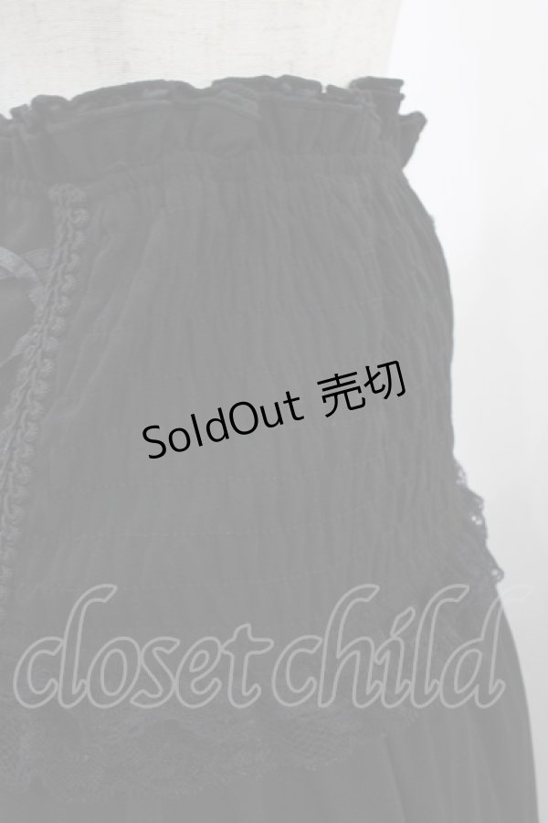 画像3: Ozz oneste / プリントハイウエストスカート  ブラック H-25-12-18-1039-OO-SK-KB-ZH (3)