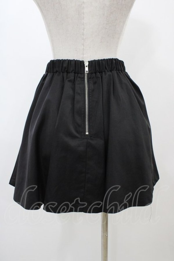 画像2: HELL CAT PUNKS / レースアップスカート  ブラック H-25-12-18-1043-PU-SK-KB-ZH (2)