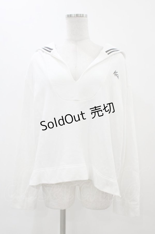 画像1: Katie / LOGO SAILOR tops  ホワイト H-25-12-18-1051-LO-TO-KB-ZH (1)