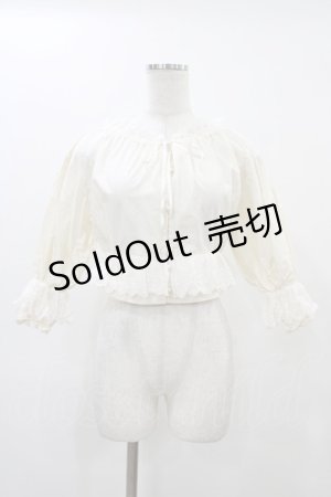 画像: MILK / プリティーブラウス  アイボリー H-25-12-18-1053-ML-BL-KB-ZH