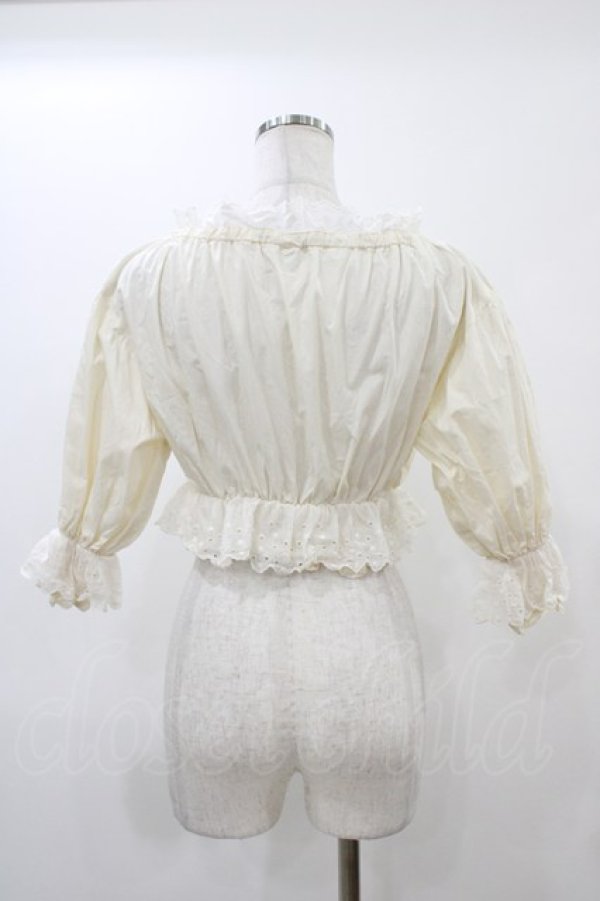 画像2: MILK / プリティーブラウス  アイボリー H-25-12-18-1053-ML-BL-KB-ZH (2)