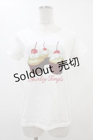 画像: Shirley Temple / チェリーカップケーキカットソー  ホワイト H-25-12-18-1054-ET-TO-KB-ZT360