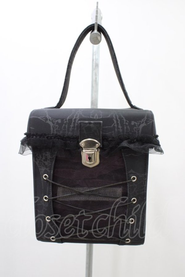 画像1: alice auaa / バニティーバッグ  ブラック H-25-12-18-1009-AA-BG-KB-ZH (1)