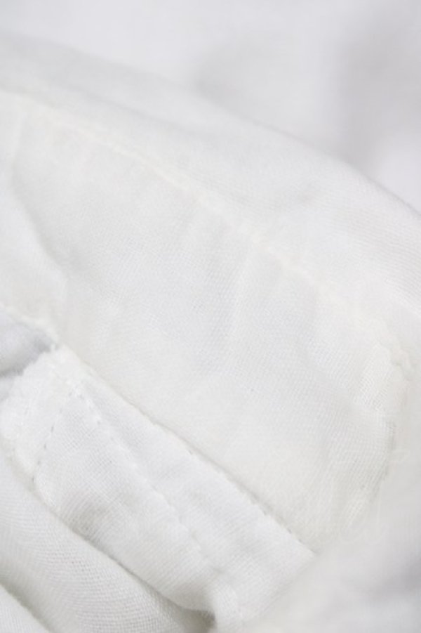 画像4: PEACE NOW / ガーゼフリルタイ付きブラウス  ホワイト H-25-12-18-1060-PU-BL-KB-ZH (4)