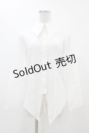 画像: PEACE NOW / クロス刺繍ブラウス  ホワイト H-25-12-18-1061-PU-BL-KB-ZH