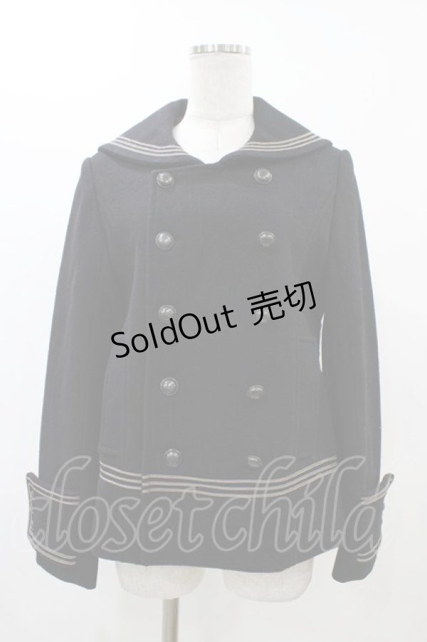 画像1: Jane Marple / マリンジャケット  ブラック H-25-12-18-1063-JM-JA-KB-ZH (1)