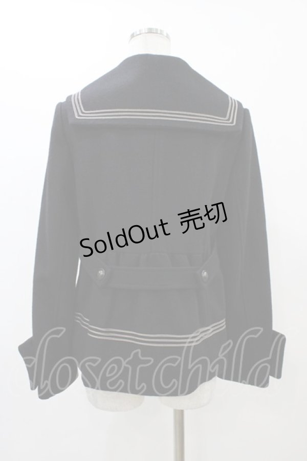 画像2: Jane Marple / マリンジャケット  ブラック H-25-12-18-1063-JM-JA-KB-ZH (2)