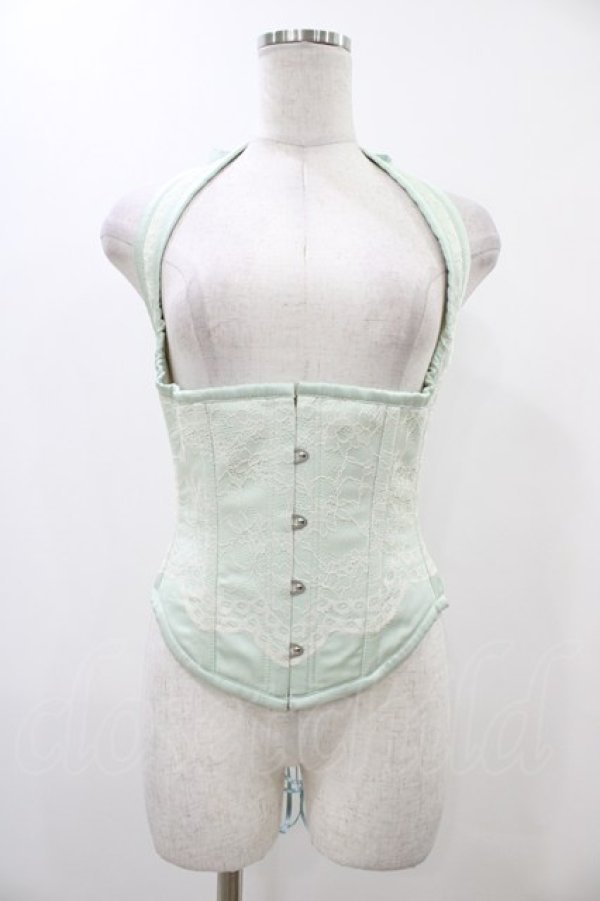 画像1: abilletage / レースチロルコルセット 4 ミントグリーン H-25-12-18-1011-GO-TO-KB-ZH (1)