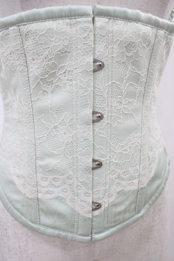 画像5: abilletage / レースチロルコルセット 4 ミントグリーン H-25-12-18-1011-GO-TO-KB-ZH (5)