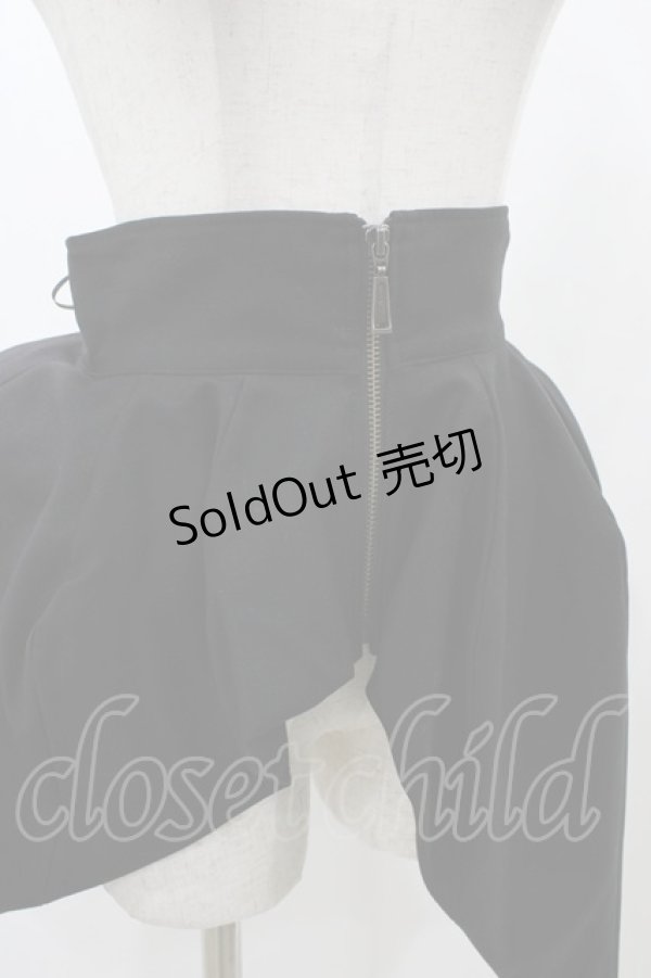 画像4: alice auaa / ハードチュール立体スカート 3（約9号） ギャバ/ブラック H-25-12-18-1013-AA-SK-KB-ZH (4)