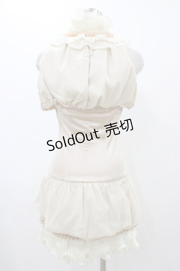 画像2: alice auaa / チュール重ねバルーンワンピース 3（約9号） ベージュ H-25-12-18-1014-AA-OP-KB-ZH (2)