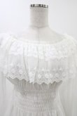 画像4: abilletage / チュールレースオフショルブラウス  ホワイト H-25-12-18-1016-GO-BL-KB-ZH (4)