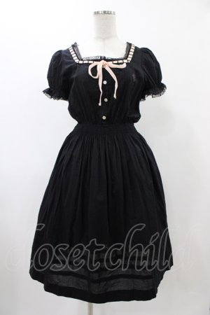 画像: Katie / NO COUNTRY puff dress  ブラック H-25-12-18-1019-LO-OP-KB-ZH