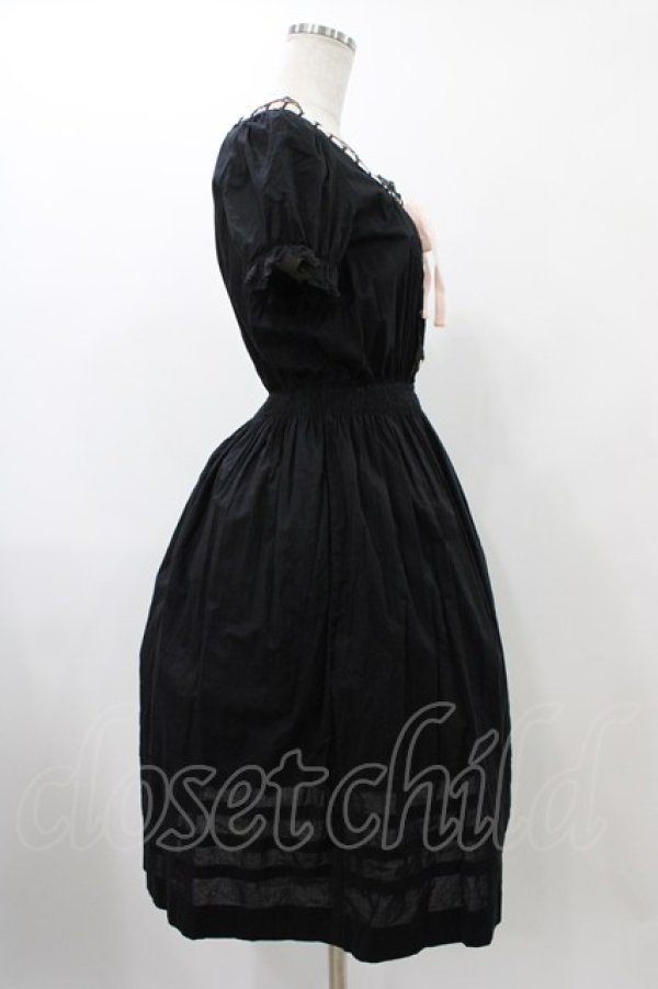 画像3: Katie / NO COUNTRY puff dress  ブラック H-25-12-18-1019-LO-OP-KB-ZH (3)