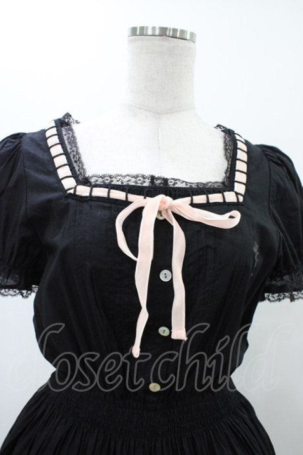 画像4: Katie / NO COUNTRY puff dress  ブラック H-25-12-18-1019-LO-OP-KB-ZH (4)