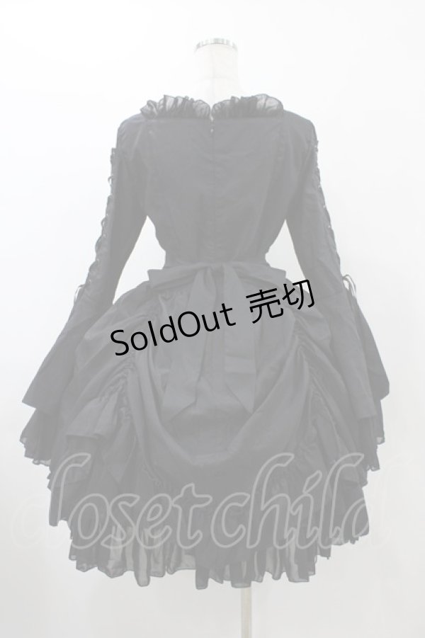 画像2: ATELIER PIERROT / ダレットワンピース  ブラック H-25-12-18-1020-EL-OP-KB-ZH (2)