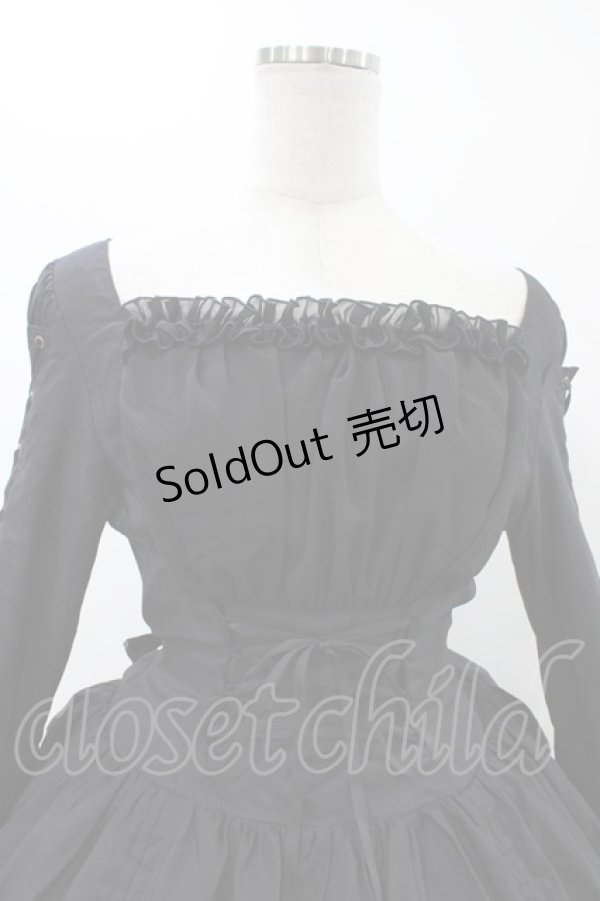 画像4: ATELIER PIERROT / ダレットワンピース  ブラック H-25-12-18-1020-EL-OP-KB-ZH (4)