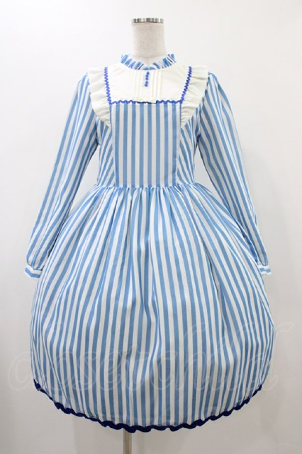 画像1: Emily Temple cute / Emily’sスタッフワンピース  サックス H-25-12-18-1021-ET-OP-KB-ZH (1)
