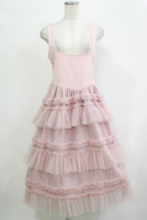 画像: FLC / チュールワンピース M ピンク H-25-12-19-027-LO-OP-NS-ZH