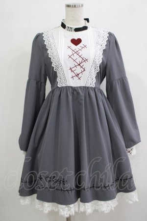 画像: To Alice / ダークナイトワンピース M グレー H-25-12-19-029-LO-OP-NS-ZH