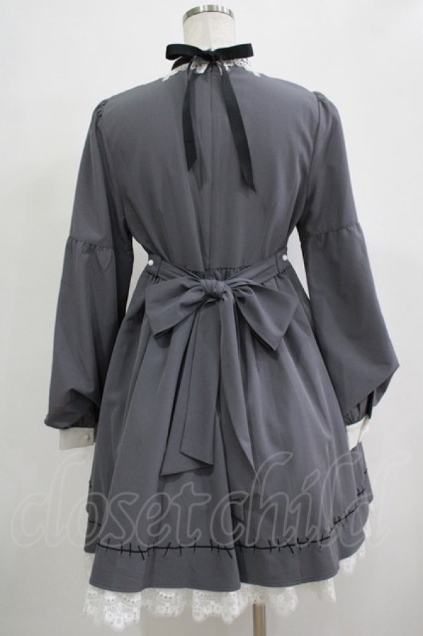 画像3: To Alice / ダークナイトワンピース M グレー H-25-12-19-029-LO-OP-NS-ZH (3)