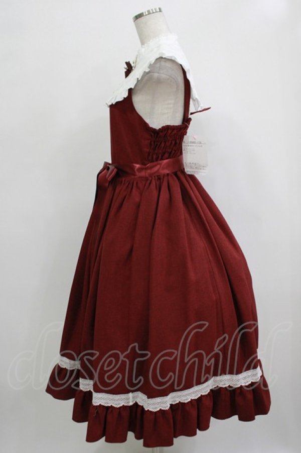 画像2: metamorphose / Priere〜星に祈りを〜ミディアムジャンパースカート サイズ1 ワイン H-25-12-19-004-ME-OP-NS-ZH (2)