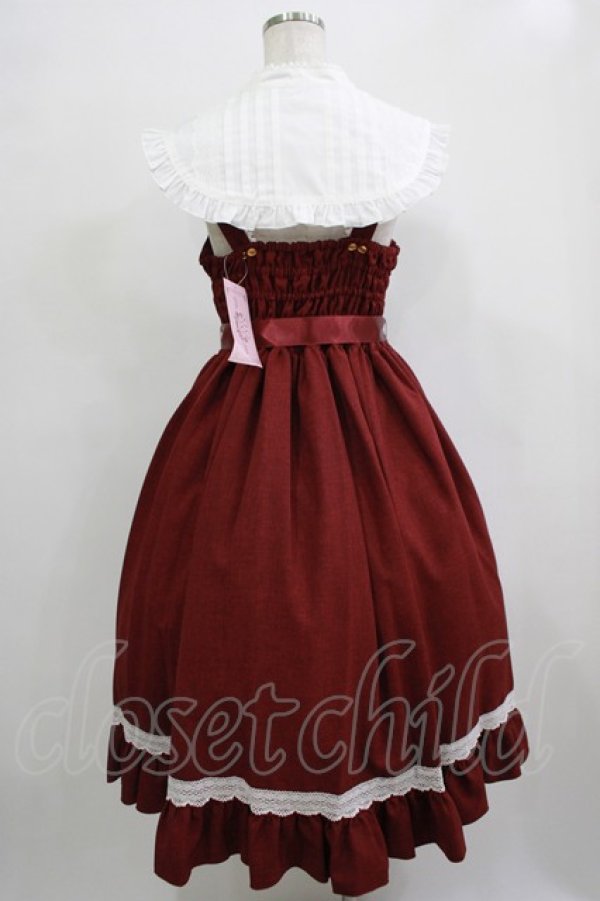 画像3: metamorphose / Priere〜星に祈りを〜ミディアムジャンパースカート サイズ1 ワイン H-25-12-19-004-ME-OP-NS-ZH (3)