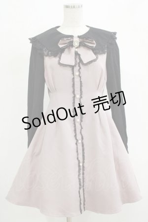 画像: Rojita / リボンブローチワンピース Free ピンク H-25-12-19-033-LO-OP-NS-ZH