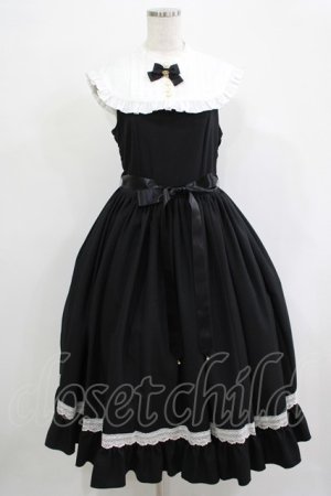 画像: metamorphose / Priere〜星に祈りを〜ミディアムジャンパースカート サイズ1 ブラック H-25-12-19-005-ME-OP-NS-ZH