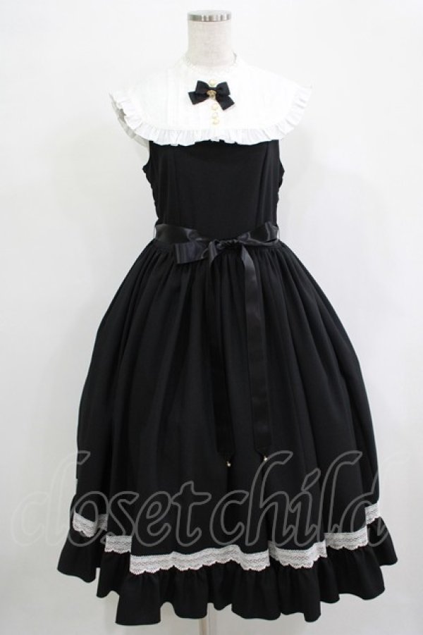 画像1: metamorphose / Priere〜星に祈りを〜ミディアムジャンパースカート サイズ1 ブラック H-25-12-19-005-ME-OP-NS-ZH (1)